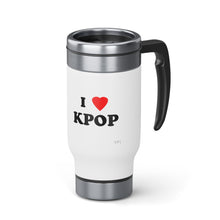 Load image into Gallery viewer, Stainless Steel Travel Mug with Handle, 14oz
