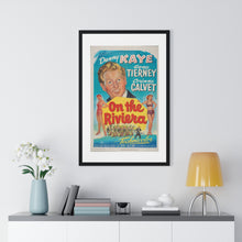 Load image into Gallery viewer, Premium Framed Vertical Poster On The Riviera V P L x Wright, Butler &amp; Co
