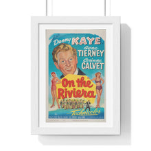 Load image into Gallery viewer, Premium Framed Vertical Poster On The Riviera V P L x Wright, Butler &amp; Co
