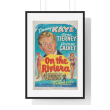 Load image into Gallery viewer, Premium Framed Vertical Poster On The Riviera V P L x Wright, Butler &amp; Co
