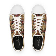 Load image into Gallery viewer, Men&#39;s Low Top Sneakers Harmonic Bloom Plaid Collection
