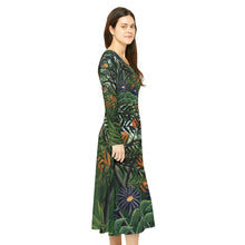 Load image into Gallery viewer, Women&#39;s Long Sleeve Dance Dress (AOP) The Great Indian Safari VPL SS24
