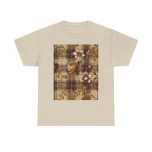 Load image into Gallery viewer, Unisex Heavy Cotton Tee Harmonic Bloom Plaid Collection

