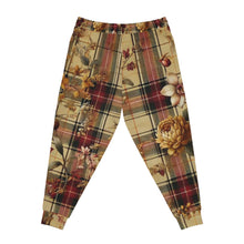 Load image into Gallery viewer, Athletic Joggers (AOP) Harmonic Bloom Plaid Collection
