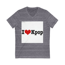 Load image into Gallery viewer, Unisex Jersey Short Sleeve V-Neck Tee
