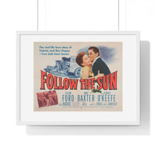 Load image into Gallery viewer, Premium Framed Horizontal Poster Follow The Sun  V P L x Wright, Butler &amp; Co
