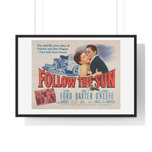 Load image into Gallery viewer, Premium Framed Horizontal Poster Follow The Sun  V P L x Wright, Butler &amp; Co
