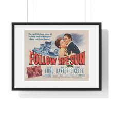 Load image into Gallery viewer, Premium Framed Horizontal Poster Follow The Sun  V P L x Wright, Butler &amp; Co

