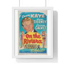 Load image into Gallery viewer, Premium Framed Vertical Poster On The Riviera V P L x Wright, Butler &amp; Co
