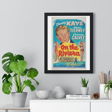 Load image into Gallery viewer, Premium Framed Vertical Poster On The Riviera V P L x Wright, Butler &amp; Co
