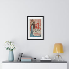 Load image into Gallery viewer, Premium Framed Vertical Poster Girl From Rio   V P L x Wright, Butler &amp; Co
