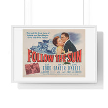 Load image into Gallery viewer, Premium Framed Horizontal Poster Follow The Sun  V P L x Wright, Butler &amp; Co
