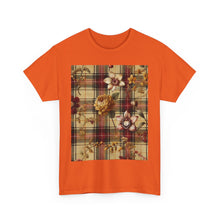 Load image into Gallery viewer, Unisex Heavy Cotton Tee Harmonic Bloom Plaid Collection
