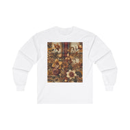 Unisex Ultra Cotton Long Sleeve Tee Harmonic Bloom Plaid Collection