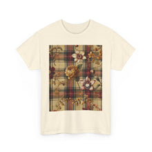 Load image into Gallery viewer, Unisex Heavy Cotton Tee Harmonic Bloom Plaid Collection
