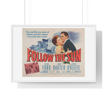 Load image into Gallery viewer, Premium Framed Horizontal Poster Follow The Sun  V P L x Wright, Butler &amp; Co
