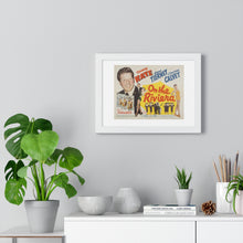 Load image into Gallery viewer, Premium Framed Horizontal Poster On The Riviera  V P L x Wright, Butler &amp; Co
