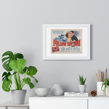 Load image into Gallery viewer, Premium Framed Horizontal Poster Follow The Sun  V P L x Wright, Butler &amp; Co
