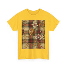 Load image into Gallery viewer, Unisex Heavy Cotton Tee Harmonic Bloom Plaid Collection
