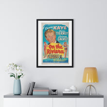 Load image into Gallery viewer, Premium Framed Vertical Poster On The Riviera V P L x Wright, Butler &amp; Co
