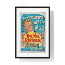 Load image into Gallery viewer, Premium Framed Vertical Poster On The Riviera V P L x Wright, Butler &amp; Co
