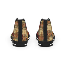 Load image into Gallery viewer, Men&#39;s High Top Sneakers Harmonic Bloom Plaid Collection
