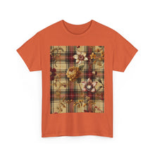 Load image into Gallery viewer, Unisex Heavy Cotton Tee Harmonic Bloom Plaid Collection
