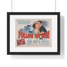 Load image into Gallery viewer, Premium Framed Horizontal Poster Follow The Sun  V P L x Wright, Butler &amp; Co
