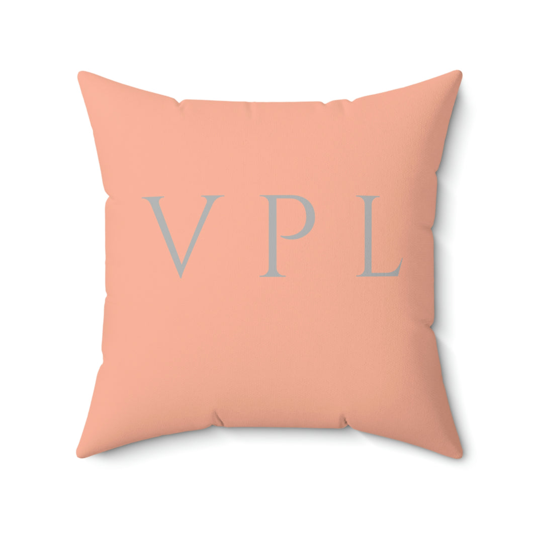 Faux Suede Square Pillow