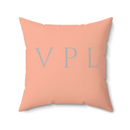 Faux Suede Square Pillow