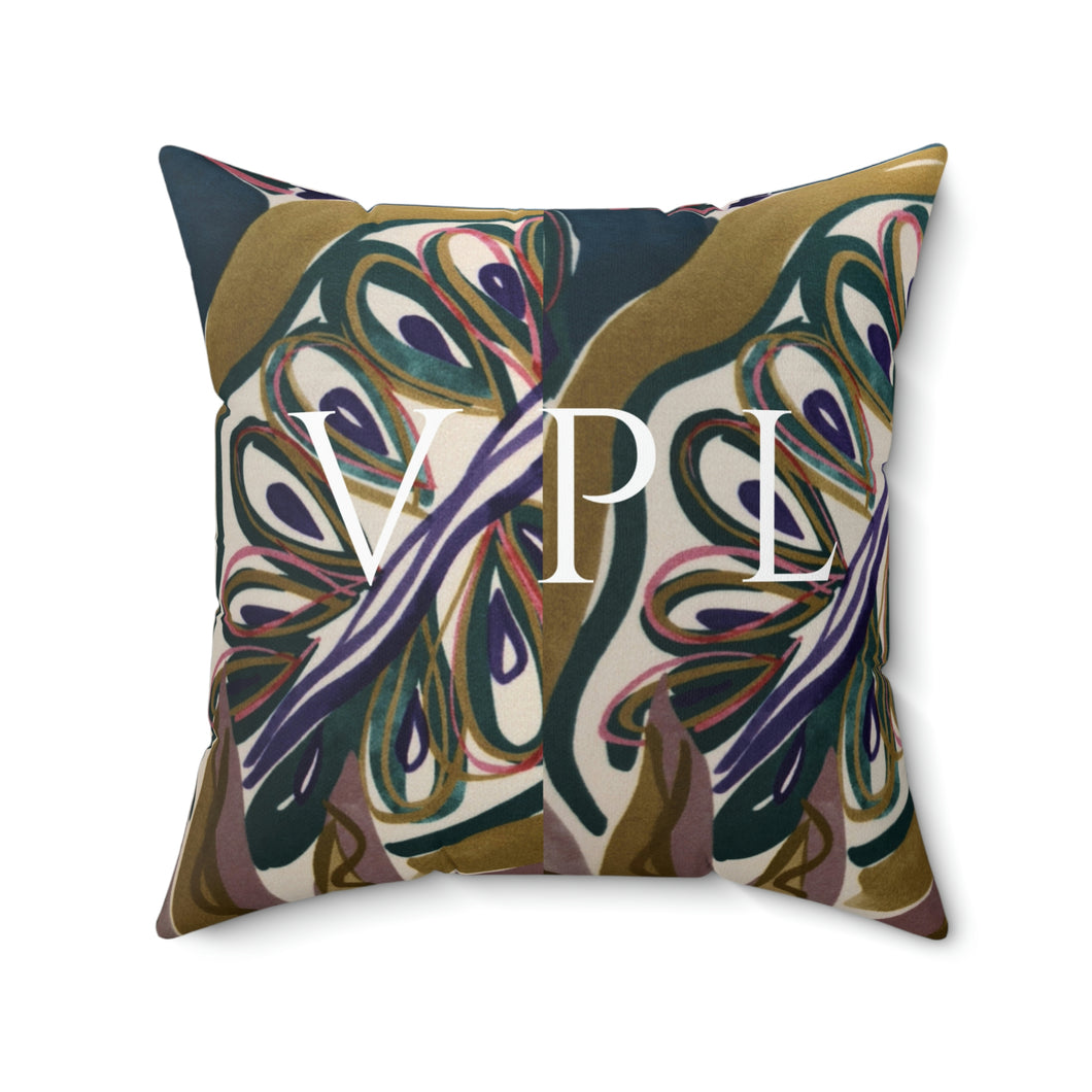 Faux Suede Square Pillow