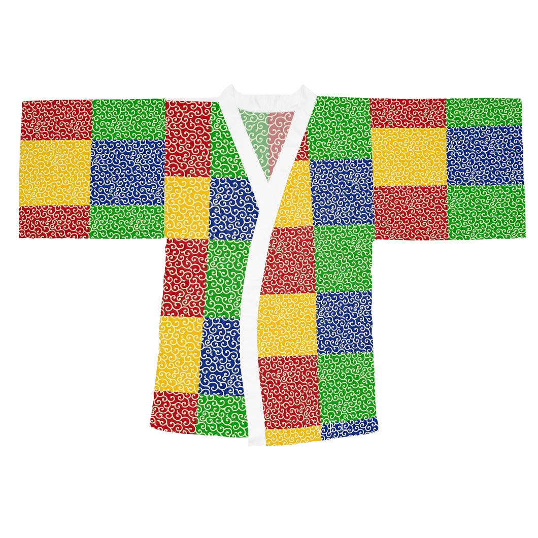 Karakusa Long Sleeve Kimono Robe