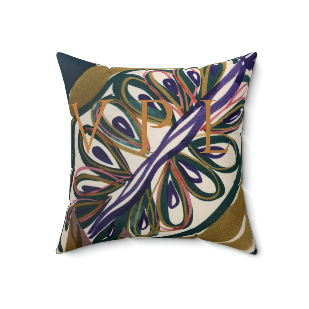 Faux Suede Square Pillow