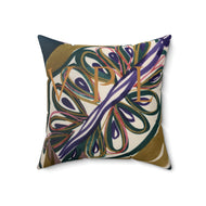 Faux Suede Square Pillow