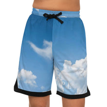 Load image into Gallery viewer, Basketball Rib Shorts (AOP) Cloud

