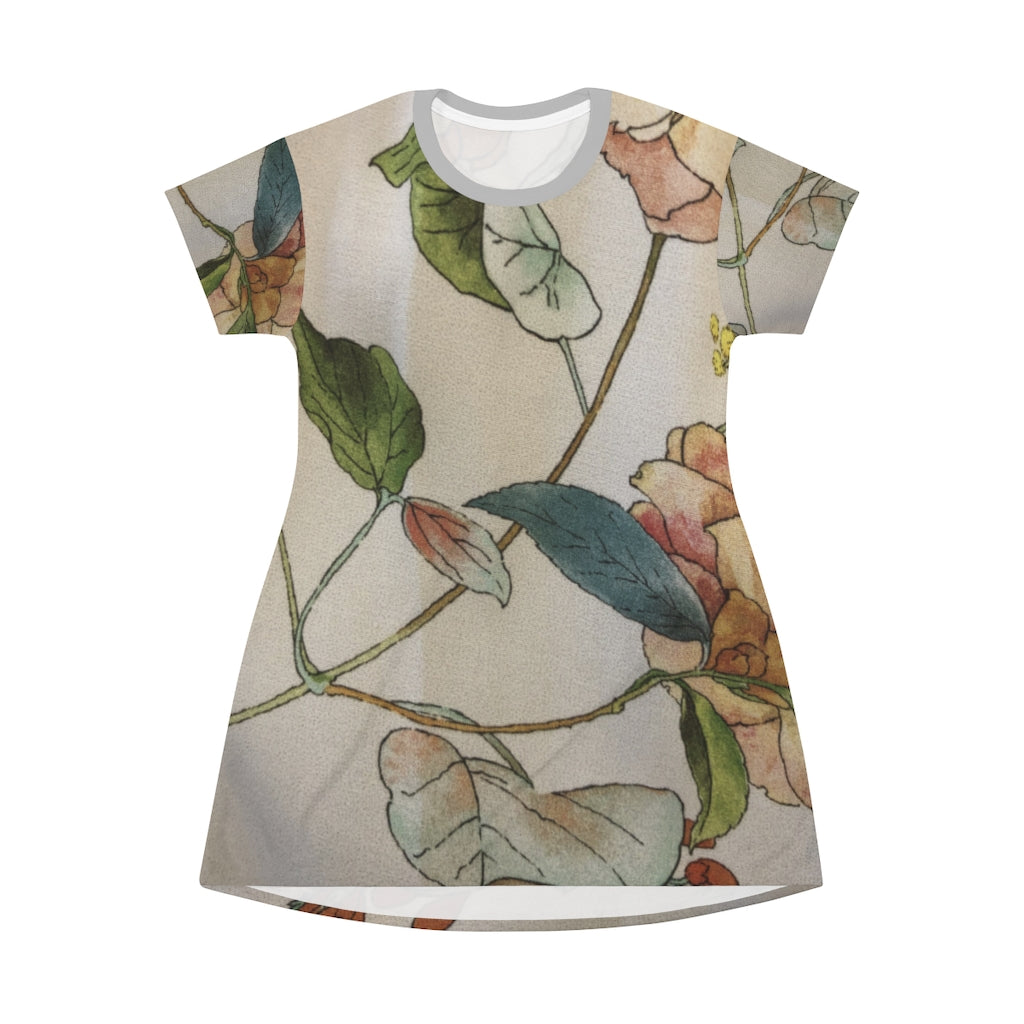 All Over Print T-Shirt Dress