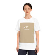 Unisex Organic Short Sleeve Tee Biege