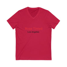 Load image into Gallery viewer, Unisex Jersey Short Sleeve V-Neck Tee
