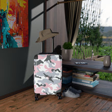 Load image into Gallery viewer, Cabin Suitcase Pink Camouflage
