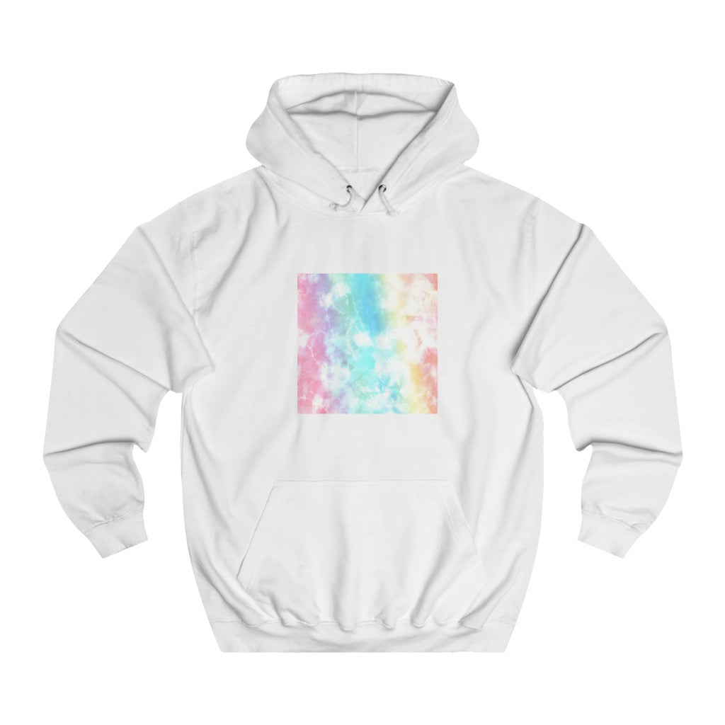 Unisex College Hoodie Tie Dye