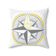 Faux Suede Square Pillow