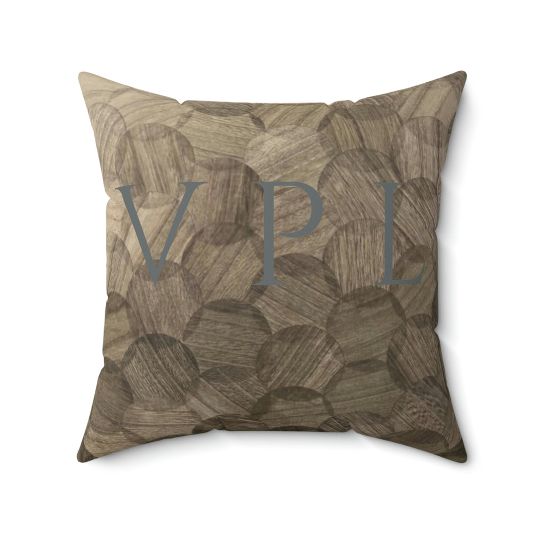 Faux Suede Square Pillow