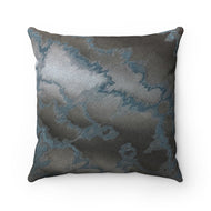 Faux Suede Square Pillow Case