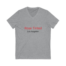 Load image into Gallery viewer, Unisex Jersey Short Sleeve V-Neck Tee
