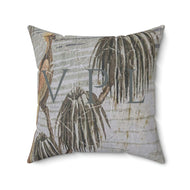 Faux Suede Square Pillow