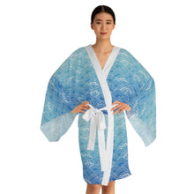 Load image into Gallery viewer, Long Sleeve Kimono Robe Waves
