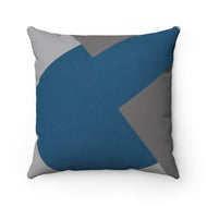 Faux Suede Square Pillow
