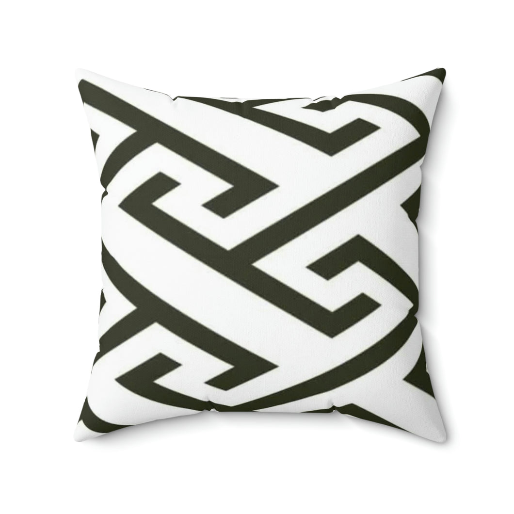 Faux Suede Square Pillow