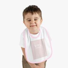 Load image into Gallery viewer, Baby Contrast Trim Jersey Bib
