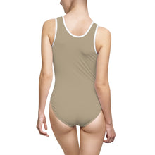 Load image into Gallery viewer, V P L Women&#39;s Classic One-Piece Swimsuit Sand
